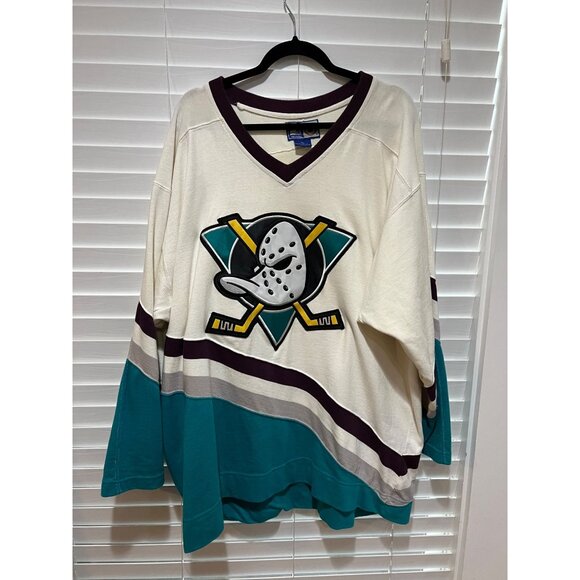 Vintage Starter‎ Anaheim Mighty Ducks Men's Jersey - Size XL - Picture 1 of 6